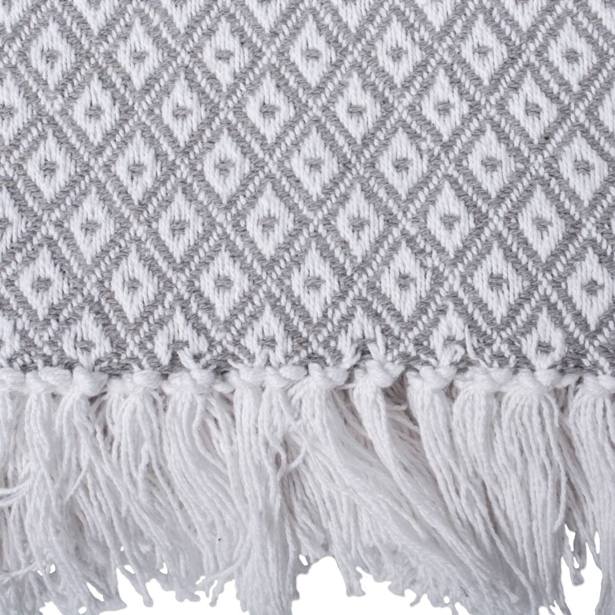 DII® Gray Mini Diamond Throw